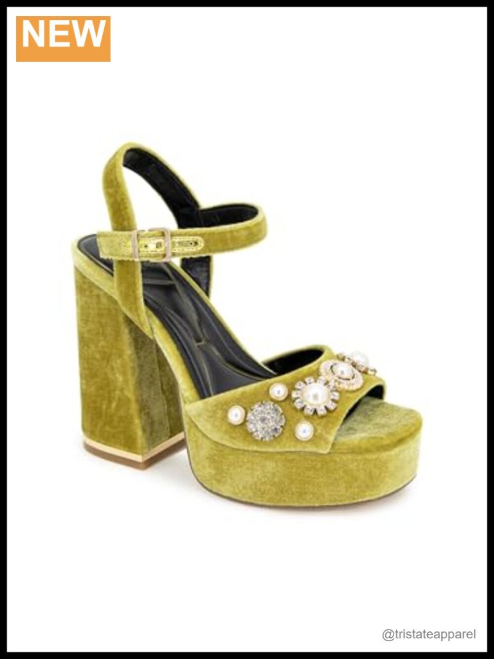 Kenneth Cole New York Dolly Charms Block Heel Platform Pumps